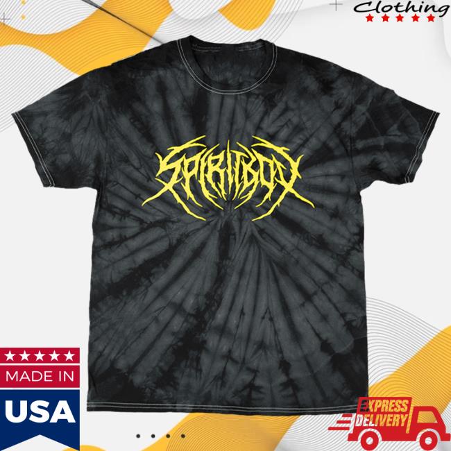 Official Spiritbox Merch Spiritbox Death Metal Black Tie Dye Crew neck