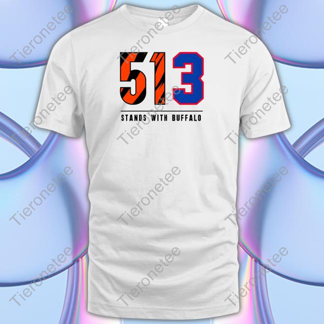 Cincy Shirts Shop Official 513 Stands With Buffalo Hoodie Damar Hamlin