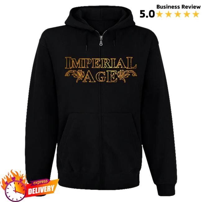 Official Imperial Age Merch Gold Logo Contoured (Zipper) Hoodies