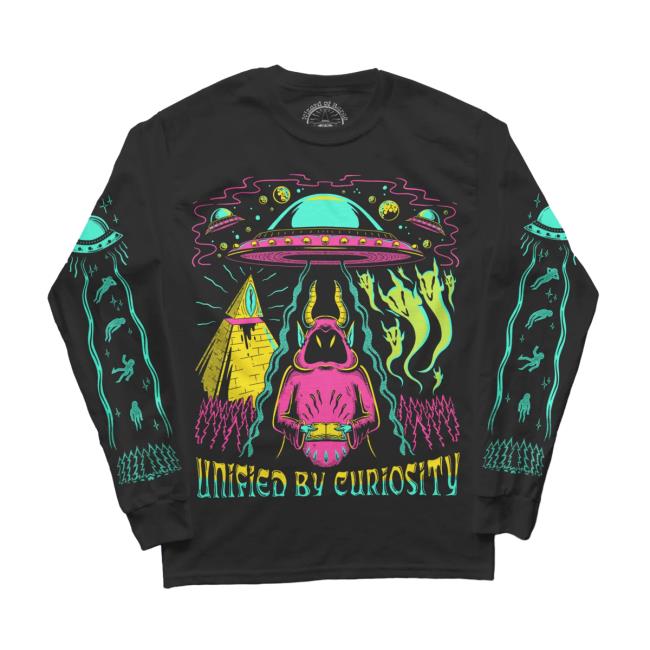 Official Unified By Curiosity Long Sleeve Tee Shirt