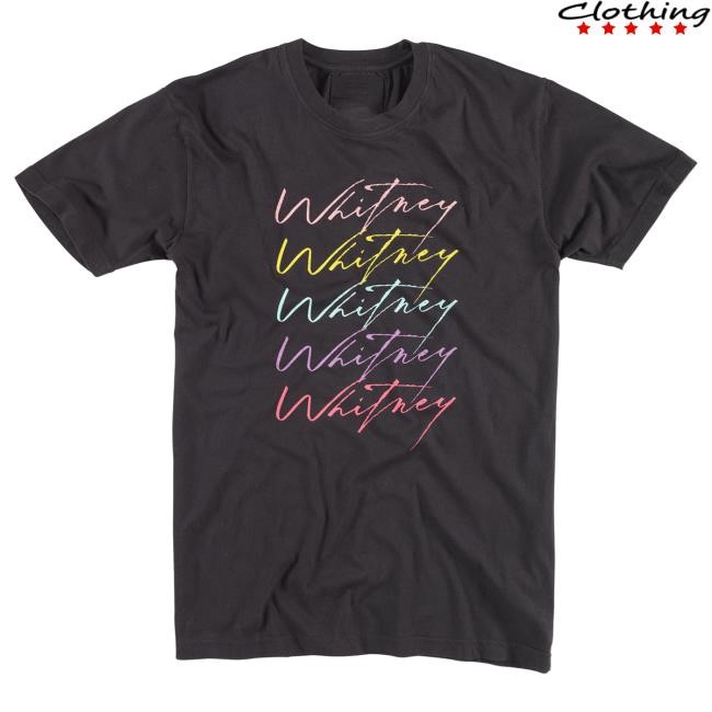 Official Whitney Houston Clothing Whitney Houston Brass Tacks Hot Shirt