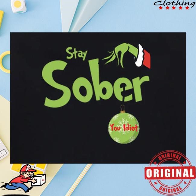 D'Aydrian Harding Stay Sober Christmas Hoody – Official Merch by D'Aydrian Harding