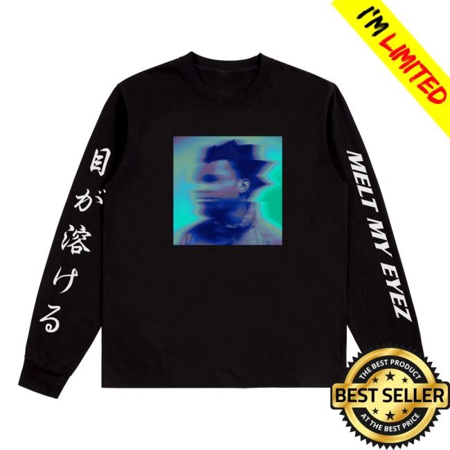 Denzel Curry Official Merch Shop Melt My Eyez Black Women's Long Sleeve Tee
