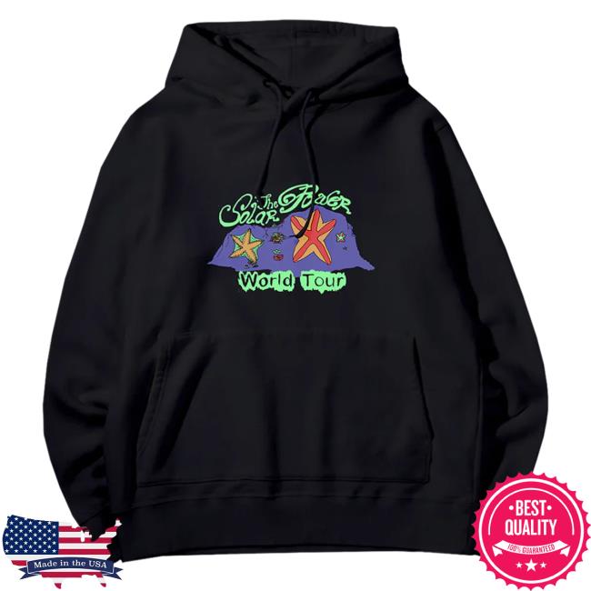 Official Lorde Merch Sandbar Black Hooded Sweatshirt