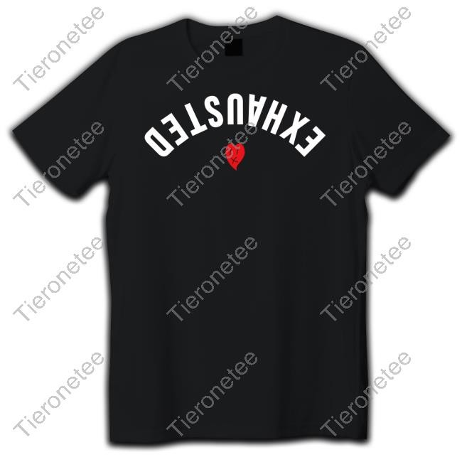 Beautiful Bastard Srore Exhausted Heart Shirt Philip Defranco Merch T Shirt