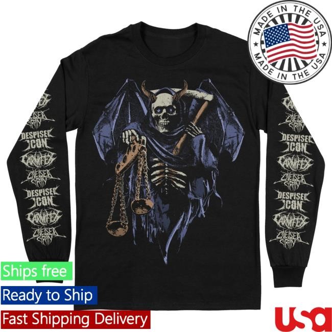 Official Indie Merch Store Despised Icon "Reaper (Collab w/ Carnifex & Chelsea Grin)" L/S T Shirt IndieMerchStore