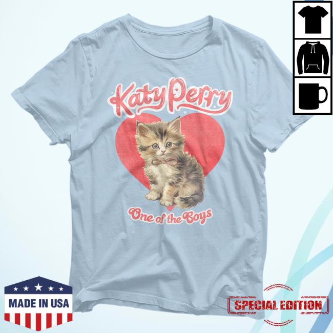 Official Katy Perry Merch Store Katy Perry One Of The Boys T-Shirt KatyPerry
