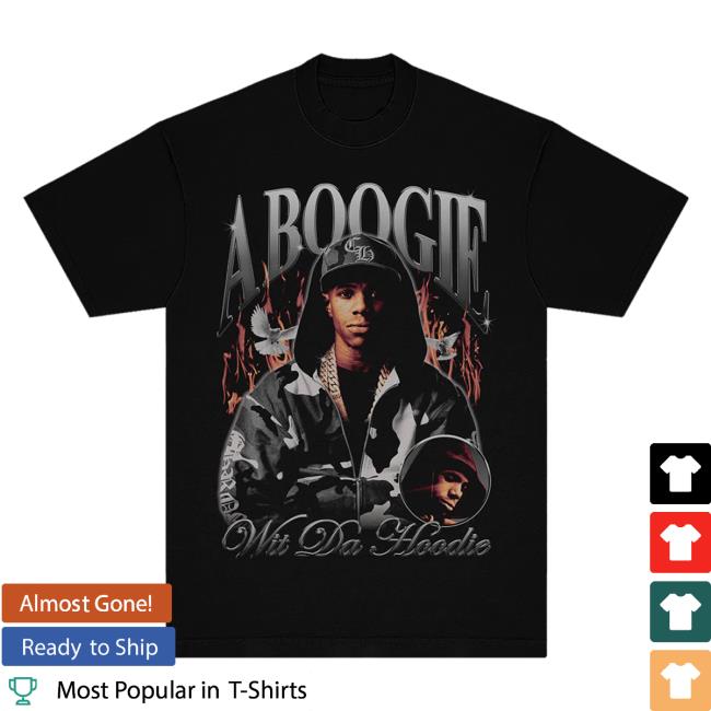 Official A Boogie Wit Da Hoodie Merch Julius Dubose Collage Shirt New