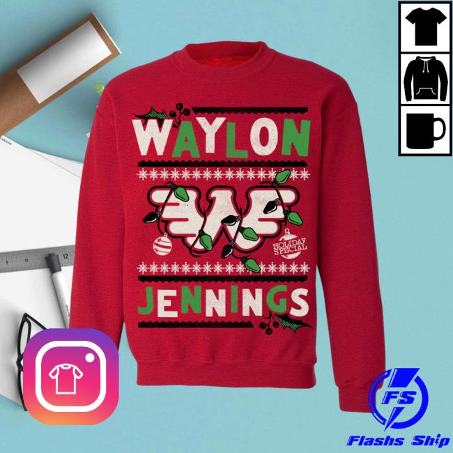 Waylon Shop Waylon Jennings Holiday Special 2023 Christmas Long Sleeve T Shirt
