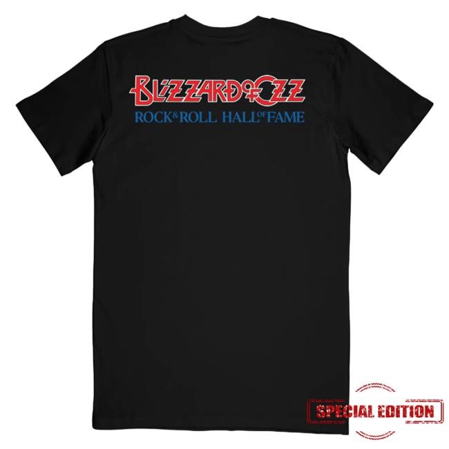 Ozzy Osbourne Patient No. 9 Rock & Roll Hall of Fame Tshirt