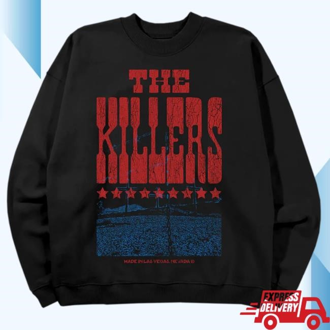 The Killers Official Store – The Killers Mt Merch Clothing Made In Las Vegas Crewneck