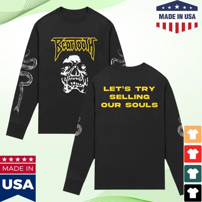 Official Beartooth Band Clothing Beartooth Clothing Beartooth Let's Try Selling Our Souls Sunshine Lyric Long Sleeve T-Shirt Beartoothband