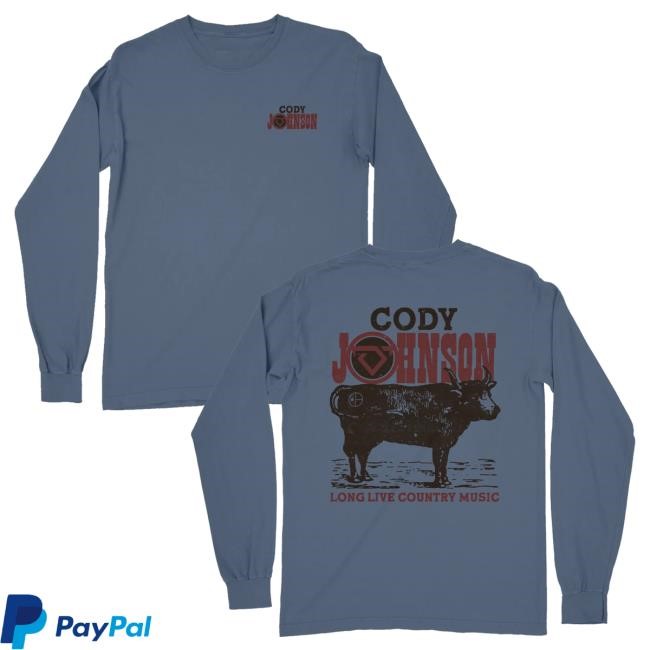 Official Official Cody Johnson Merch Store Cody Johnson Steer LongSleeve