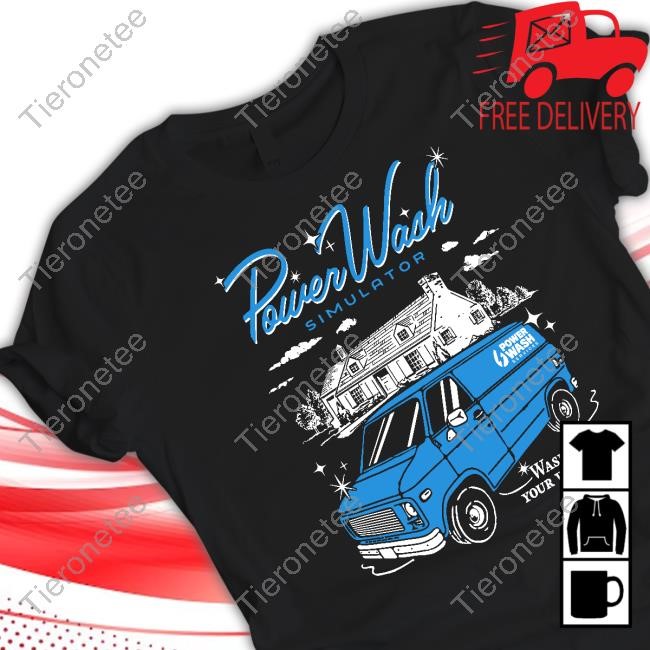 Official Fangamer PowerWash Simulator Wash Away Your Worries New Shirt