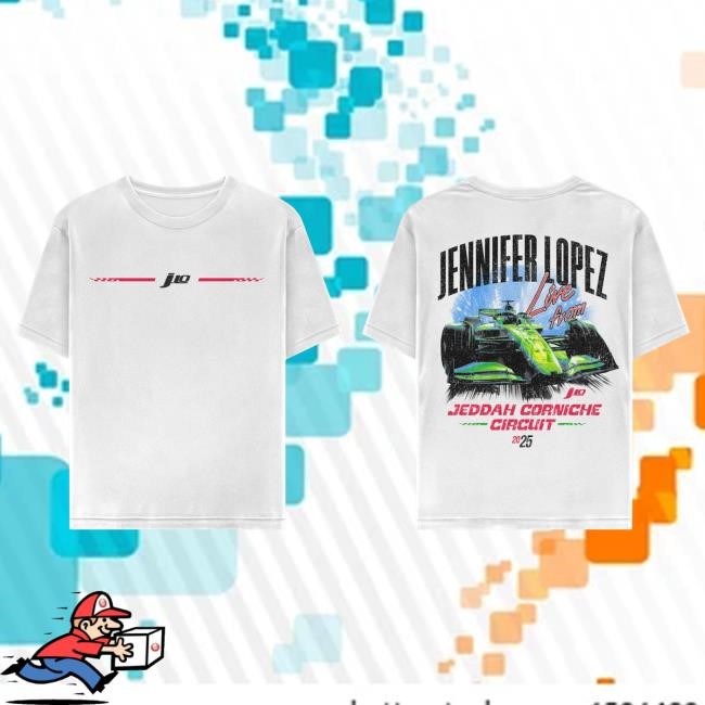 Official Jennifer Lopez live from Jeddah Corniche Circuit Tees