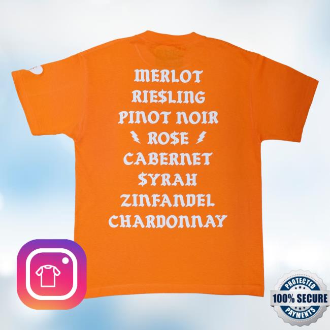 Jon And Vinny's Helen's Wines Top Shirt Orange Jonandvinnys