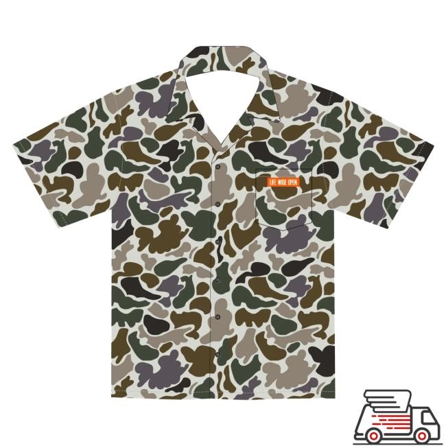 Official C Boys Merch Duck Camo Party Suit Button-Up Hot Shirt