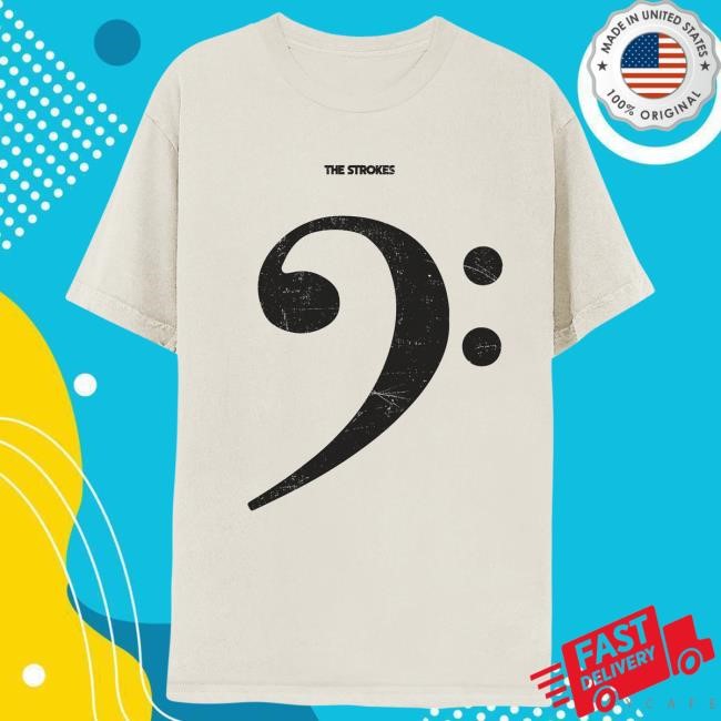 The Strokes Bass Clef Shirt | The Strokes Merch Shop