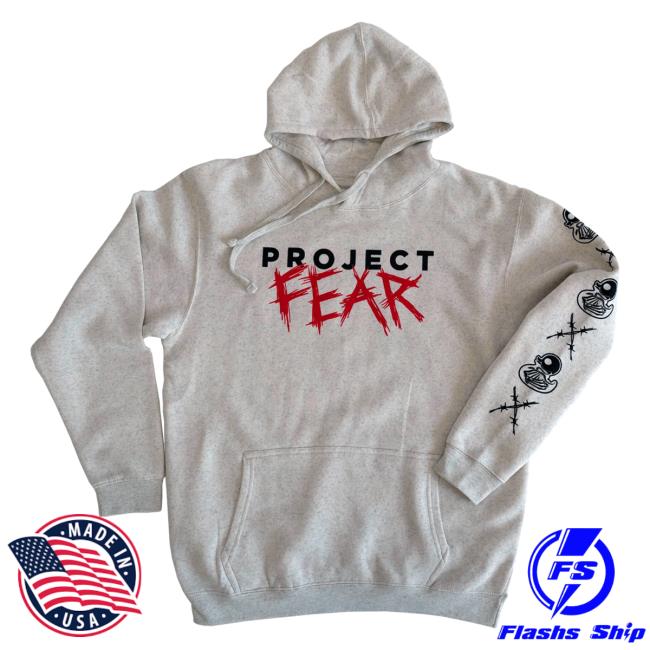 Official Fear Club Merch Store Shop Fear Gear Project Fear - Heather Natural Crewneck Sweatshirt FearGear