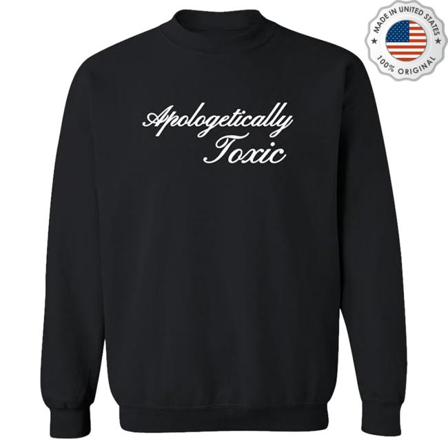 Official Interscope Records Merch Apologetically Toxic Crewneck Sweatshirt