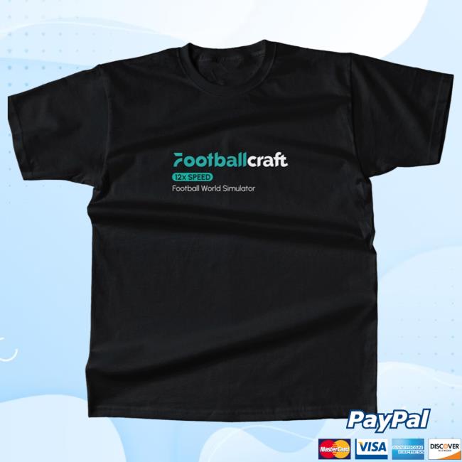 Footballcraft 12X Speed Football World Simulator Vintage Shirt