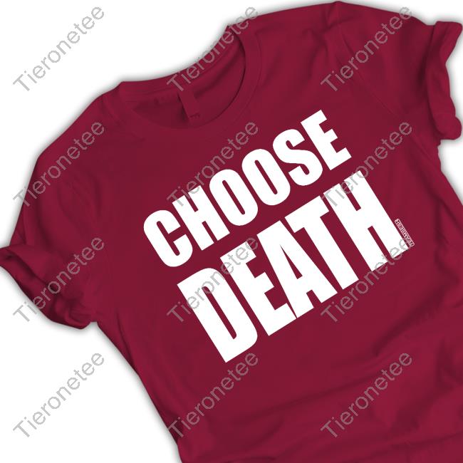 Choose Death White Tee Teamsesh Merch