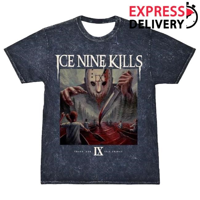 Official Ice Nine Kills Merch Store Doomed & Dyed Popover Shirt Ink Merch IceNineKills