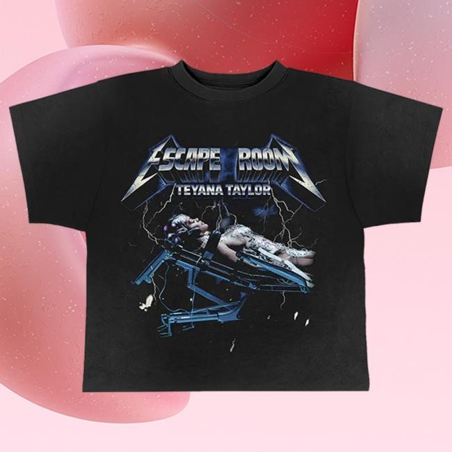 Official Teyana Taylor Merch Store Blue Metal T Shirt TeyanaTaylor