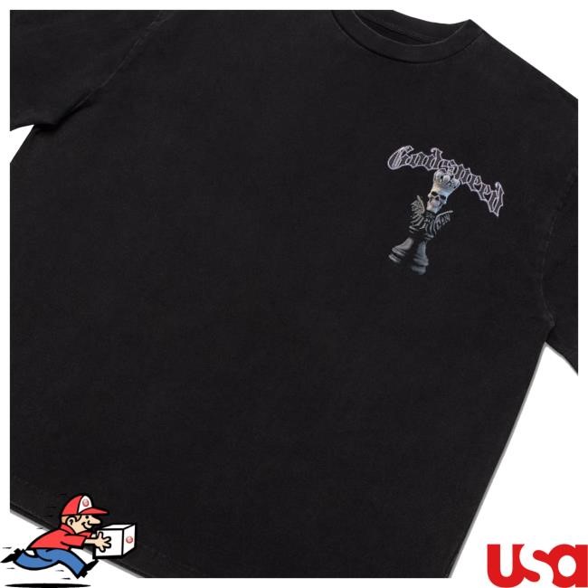 King 4Ever Short Sleeve Shirt (Black) Official Godspeed New York Merch Store Godspeednewyork