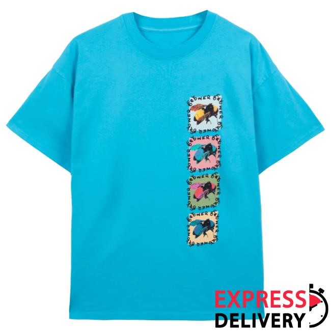 Official Spotify Capsule Merch Store Shop Tyler, The Creator Flower Boy Multi Bee Tees SpotifyCapsuleStore