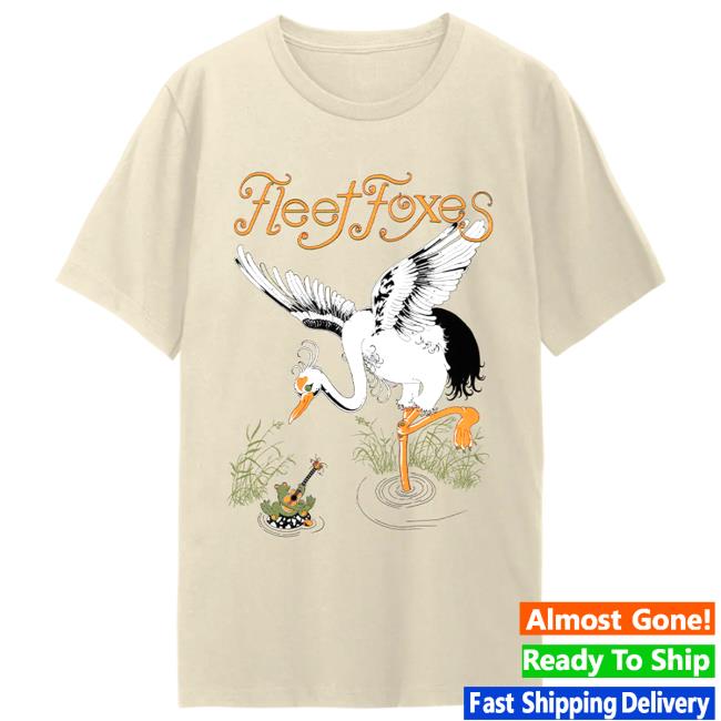 Official Fleet Foxes Merch Shop Fleet Foxes Frog Strum Long Sleeve Tee