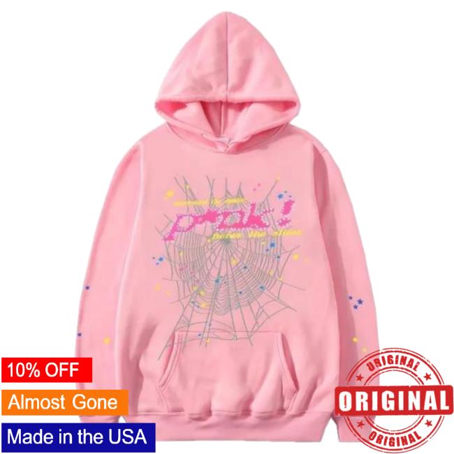 Official Sp5der Clothing Apparel Sp5der Pink Sweaters Sp5der Merch Store Shop