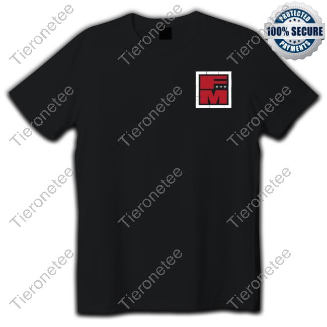 Official Fm Cover Stack Black Shirt