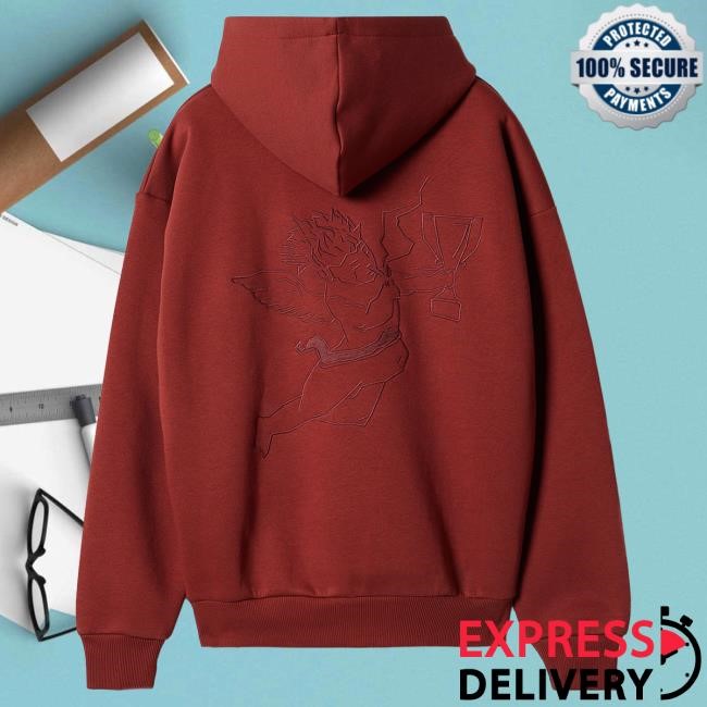 Official Beyond Medals Shop Angel Popover Hoodie 2.0 Red
