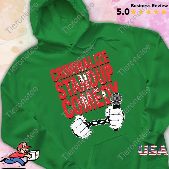 Criminalize Stand-Up Comedy Shirt Black