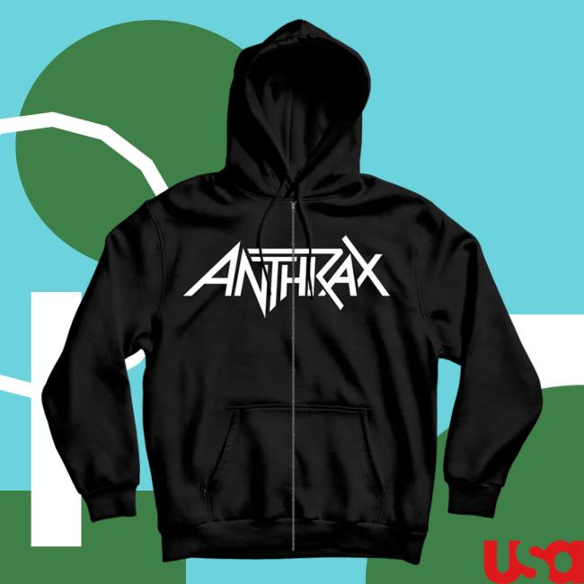 Official Anthrax Merch Shop Notman Nyc 81 Zip Hoodie