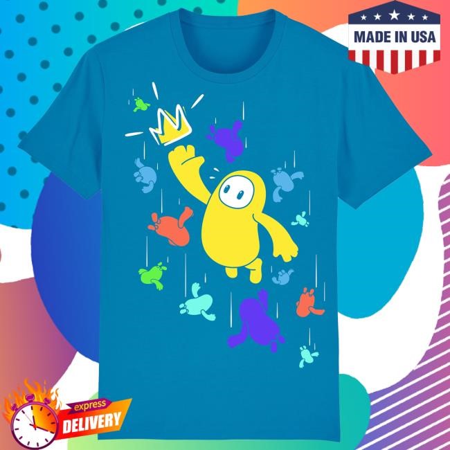 Official Devolver Digital Merch Shop Fall Guys Screen Print Shirt 2024
