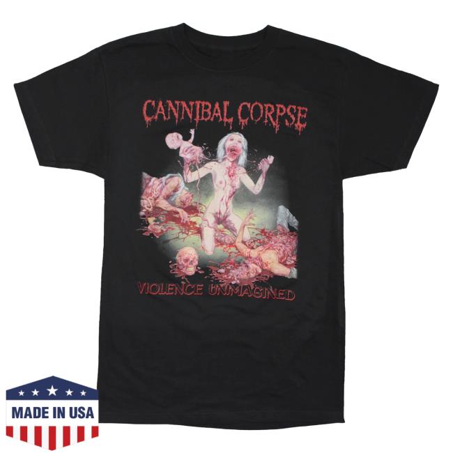 Official Rockabilia Merch Store Cannibal Corpse Violence Unimagined Top Shirt