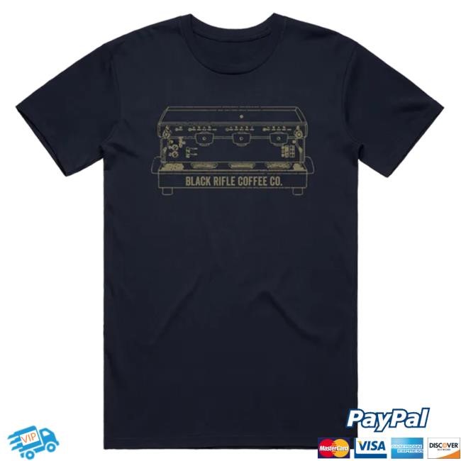 Official Black Rifle Coffee Store Shop Shot Machine 2.0 Tee