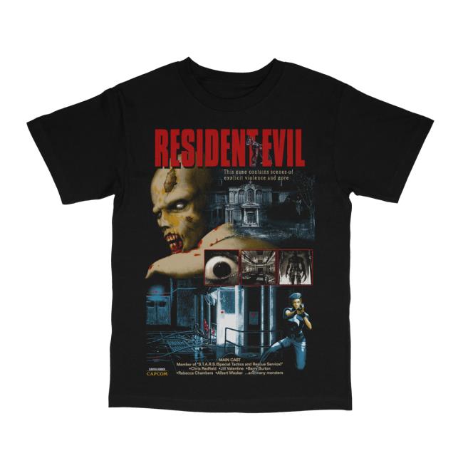 Official Graveyard Goods Resident Evil 1996 T-Shirts