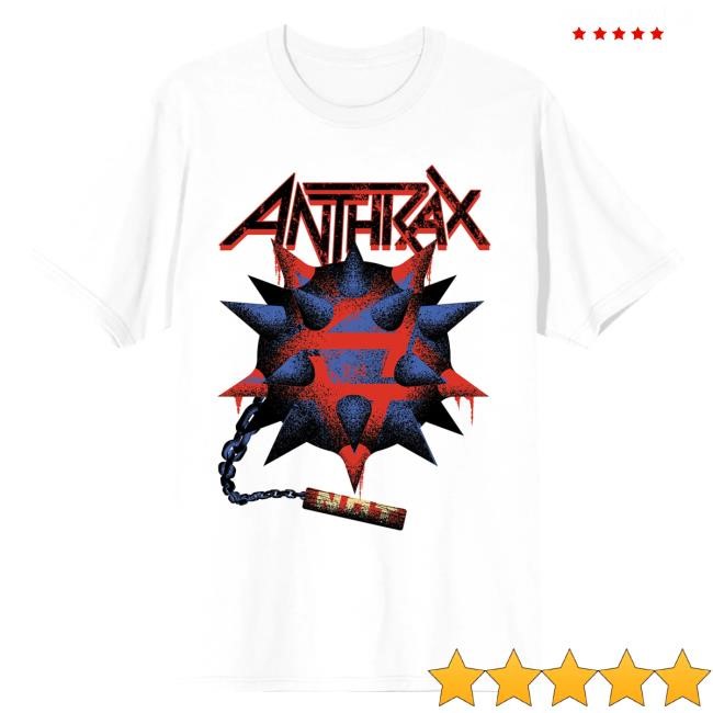 Anthrax Pentathrax New Shirt Mace Anthrax Merch