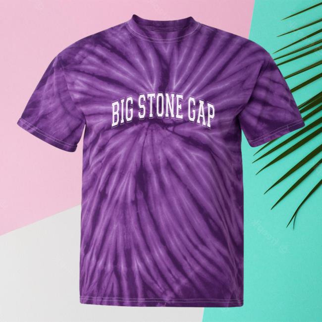 Official Hometown Apparel Clothing Merch Big Stone Gap Virginia Varsity Tie-Dye Shirt 2023 Tie Dye Purple