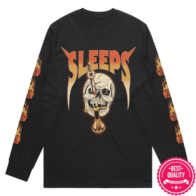 Official While She Sleeps Merch Bar Eye To Eye Crewneck Sweatshirt Merch Bar
