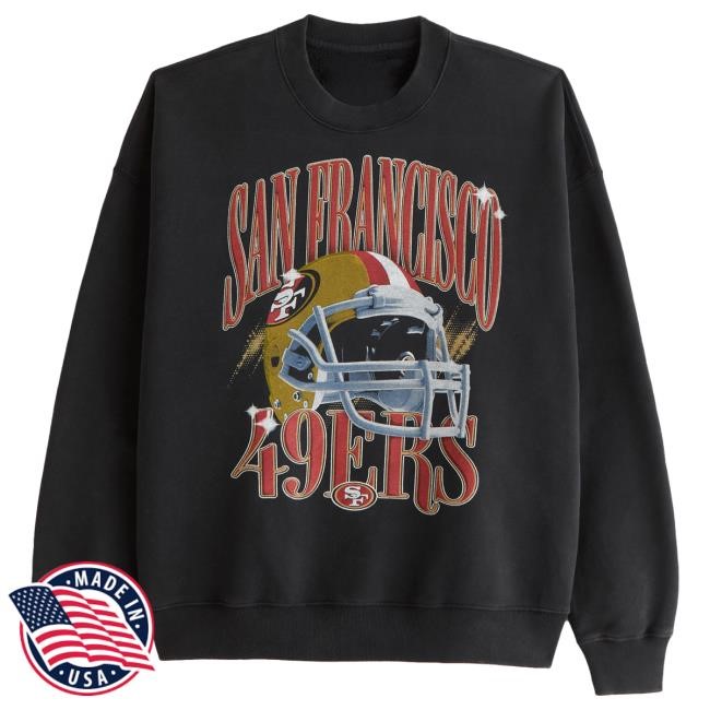 Authentic San Francisco 49ers Graphic Crew Sweatshirt NFL FootBall NFL