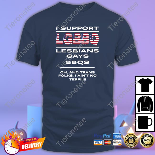 Keisha I Support Lgbbq Lesbians Gays Bbqs Shirt