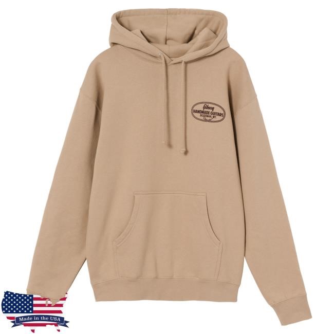 Official Gibson Merch Store Shop Gibson Handmade Guitars Pullover Hoodie Gibson Band