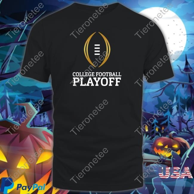 College Football Playoff Logo Black Tees Shop Collegefootballplayoff Merch