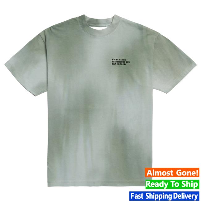 Official A24 Merch Store A24 Films Green Dip-Dye LLC Attractive Shirt A24 Shop