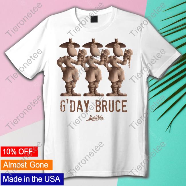 Monty Python Store G'day Bruce Shirt