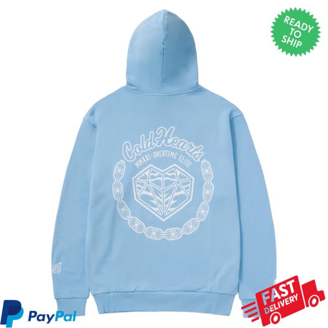 Official Overtime Tv Apparel Merch Clothing Store Shop Over Time Cold Hearts Chain Pullover Hoodie